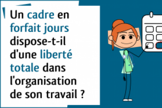 Cadre en forfait jours et organisation du temps de travail