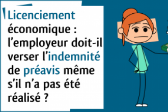 Licenciement économique et indemnité de préavis