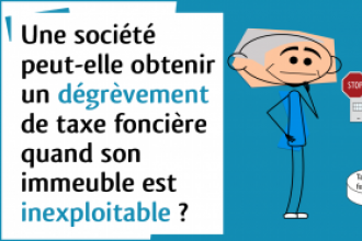 Arrêt d’exploitation et taxe foncière