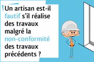 C’est l’histoire d’un artisan qui refuse de payer pour le mauvais travail effectué par les autres…