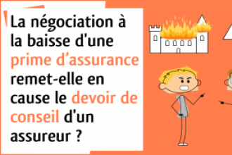 Négociation d’une prime d’assurance et devoir de conseil