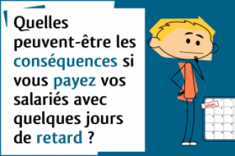 C’est l’histoire d’un employeur qui tarde (?) à verser les salaires…