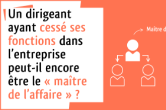 organigramme avec la mention "maître d'affaire ?"